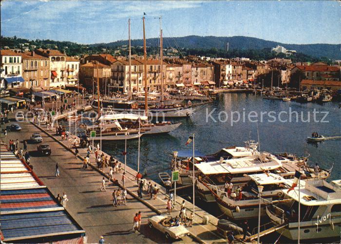 Saint Tropez Var Quai Suffren Port Bateaux Cote d Azur
