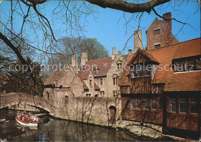 BRUGGE Bruges Belgie St Bonifaciusbrug Bruecke Stadtmauer