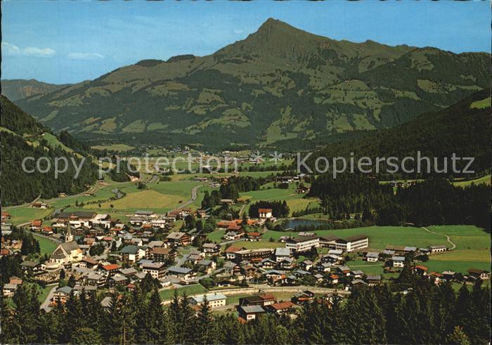 Kirchberg Tirol Panorama Sommerfrische gegen Kitzbueheler Horn