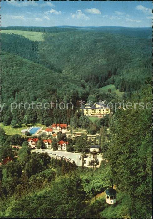 Bad Harzburg Panorama Blick vom Burgberg Bergbahn