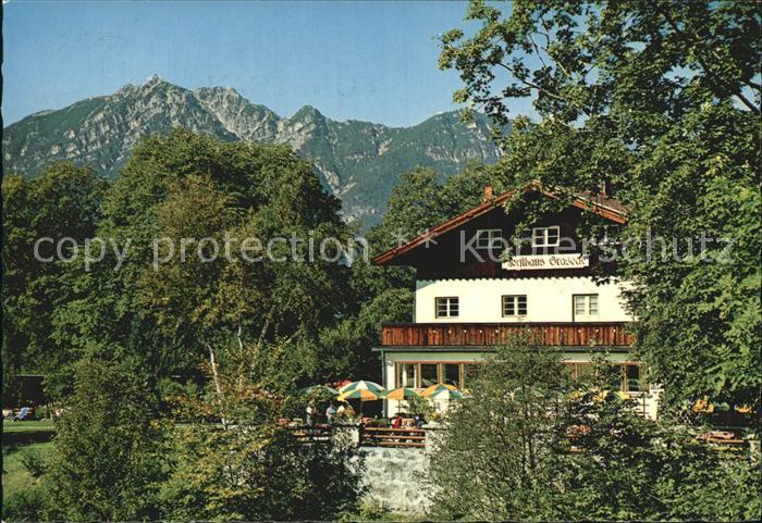 GARMISCH-PARTENKIRCHEN Bayern Berggasthof Hotel Pension Forsthaus Graseck Alpenb