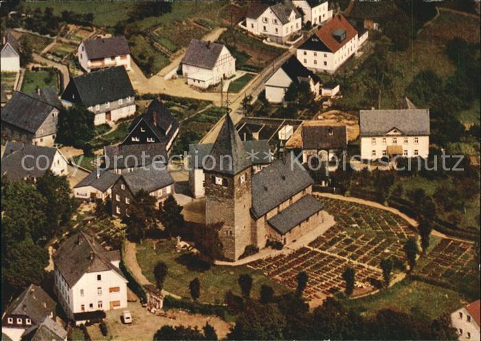 Attendorn Romanische Pfarrkirche Helden Fliegeraufnahme