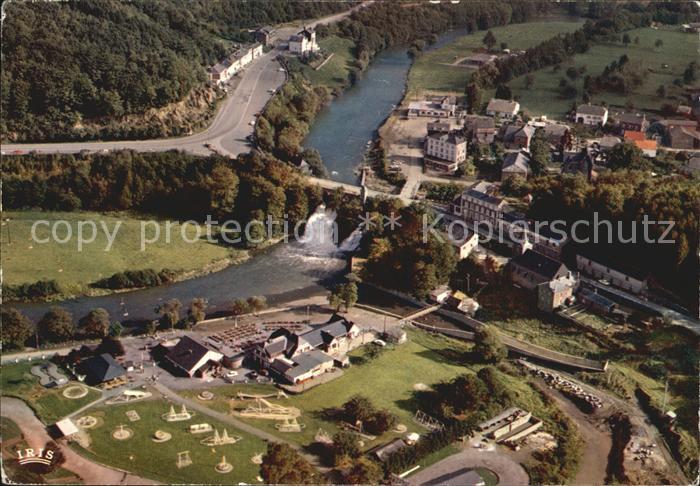 Coo Stavelot sur la Riviere Ambleve vue aerienne