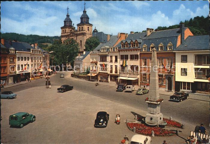 Malmedy Wallonie Place Albert I Platz Denkmal Kirche