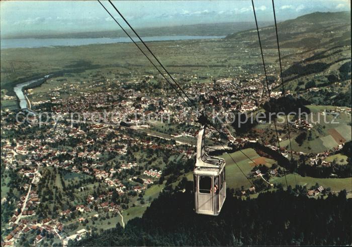 Dornbirn Vorarlberg Messestadt mit Karrenseilbahn Bodensee
