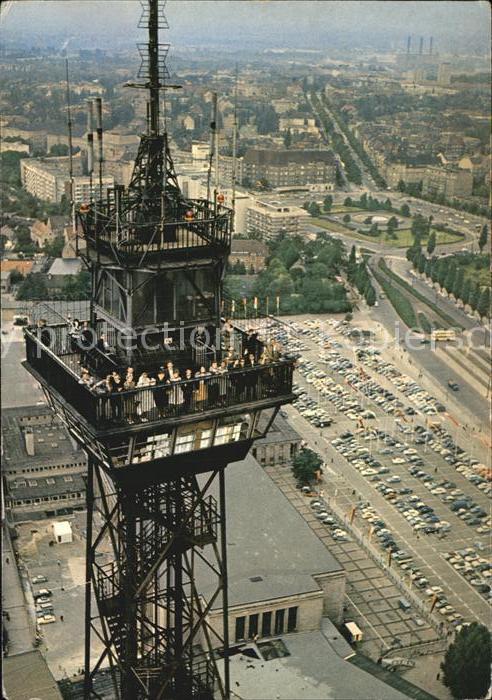BERLIN  CITY Aussichtsplatte vom Funkturm