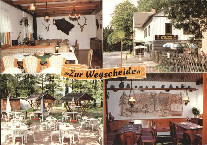 Oberhof Thueringen Gasthaus Pension zur Wegscheide