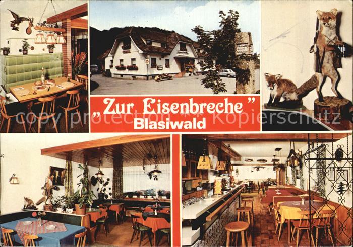 Blasiwald Restaurant Pension Zur Eisenbreche