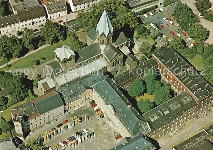 Essen Bad Abtei Werden mit St. Liudger Fliegeraufnahme