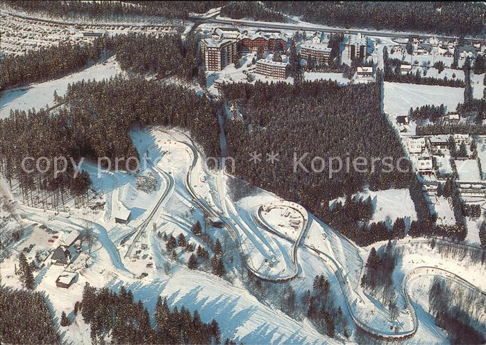 Winterberg Hochsauerland Fliegeraufnahme BOB und Rodelbahn