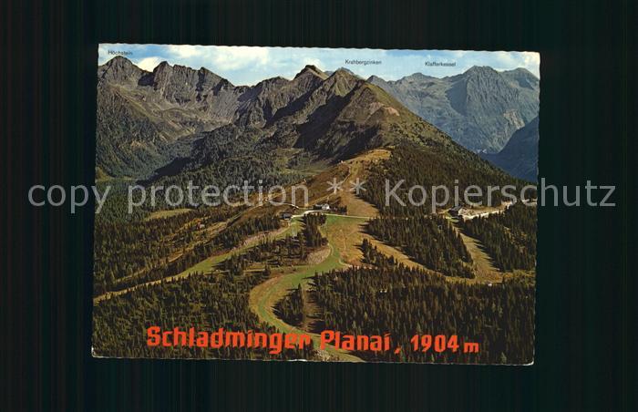Schladmingerhuette Planai Fliegeraufnahme