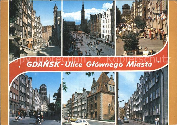 Gdansk Ulice Gtownego Miasta