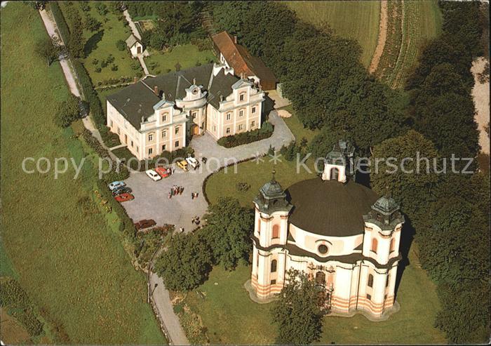 Stadl-Paura Fliegeraufnahme Wallfahrtskirche