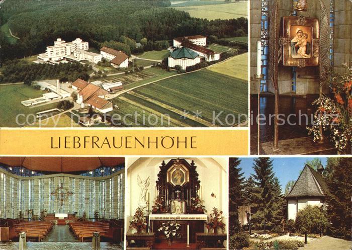 Rottenburg Neckar Liebfrauenhoehe Fliegeraufnahme