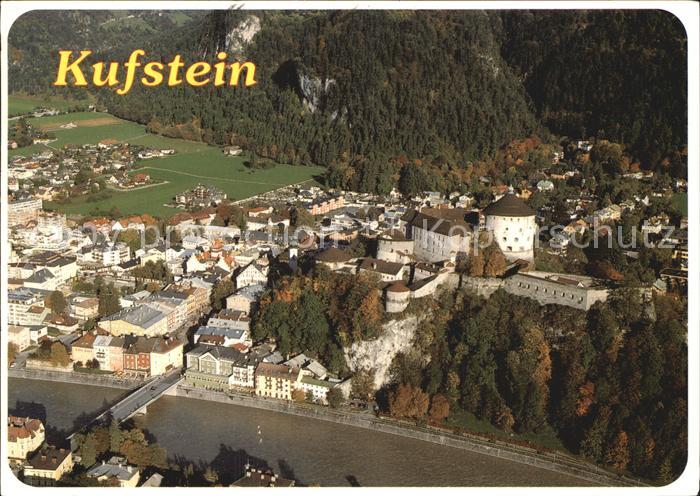 Kufstein Tirol Fliegeraufnahme Partie am Inn
