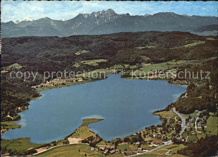 Keutschach See Fliegeraufnahme