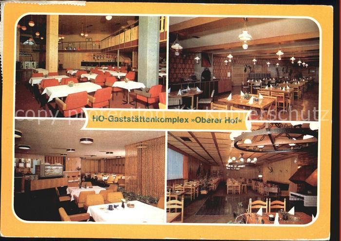 Oberhof Thueringen Restaurant Oberer Hof