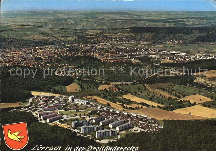LoeRRACH Baden BW Fliegeraufnahme