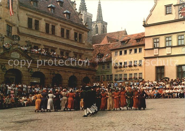 Rothenburg Tauber historischer Schaefertanz