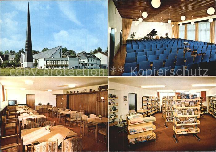 Bad Woerishofen Erloeserkirche mit Gemeindezentrum Buecherei