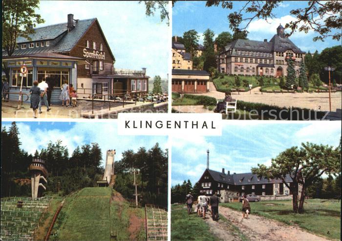 Klingenthal Vogtland HOG Sporthotel Rathaus Gr Aschbergschanze Jugendherberge Kl