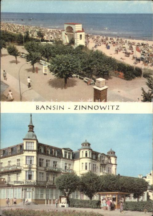 Bansin Ostseebad Strandpartie Zinnowitz FDGB Heim Glueck auf