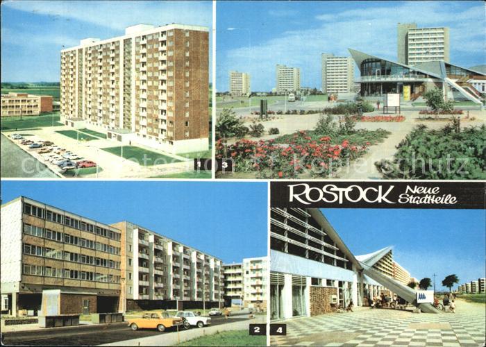 ROSTOCK  CITY Neue Stadtteile Luetten Klein Evershagen Suedstadt