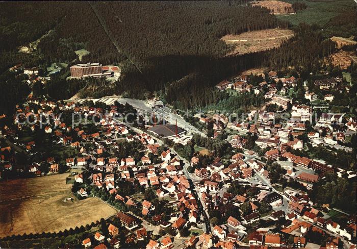 Braunlage Harz Kunsteisstadion Hotel Maritim Fliegeraufnahme