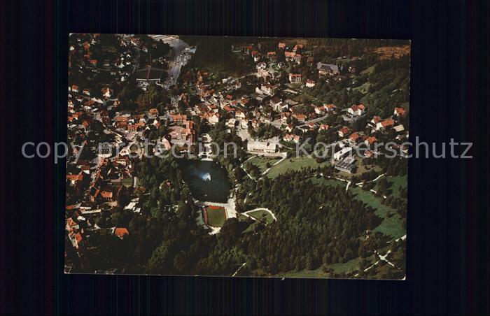 Braunlage Harz Kurviertel und Kunsteisstadion Fliegeraufnahme