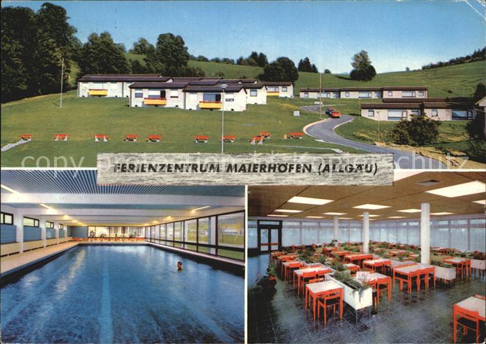 Maierhoefen Allgaeu Ferienzentrum Hallenbad Speisesaal