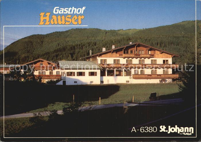 St Johann Tirol Gasthof Hauser