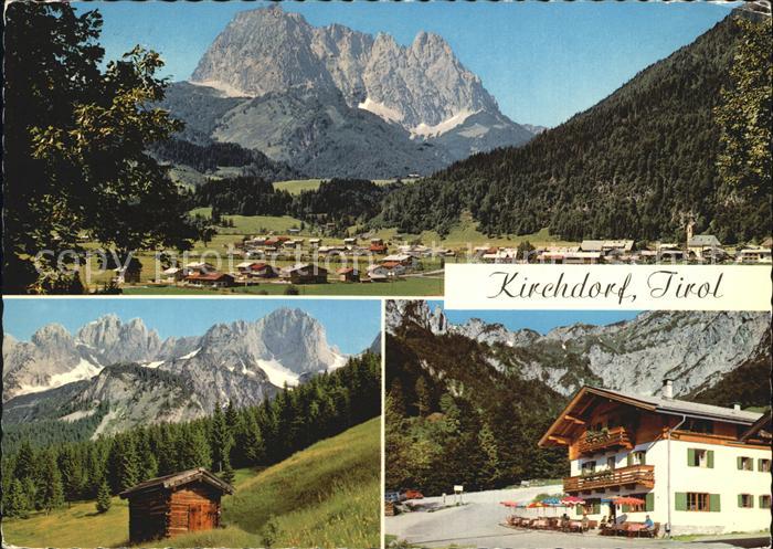 Kirchdorf Tirol mit Wildem Kaiser Griessner Alm