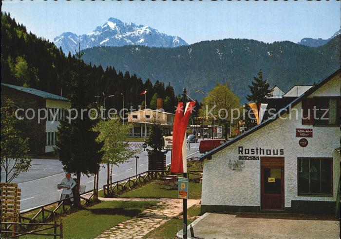 Wurzenpass Rasthaus Bergmann Grenzuebergang oesterreich Jugoslawien