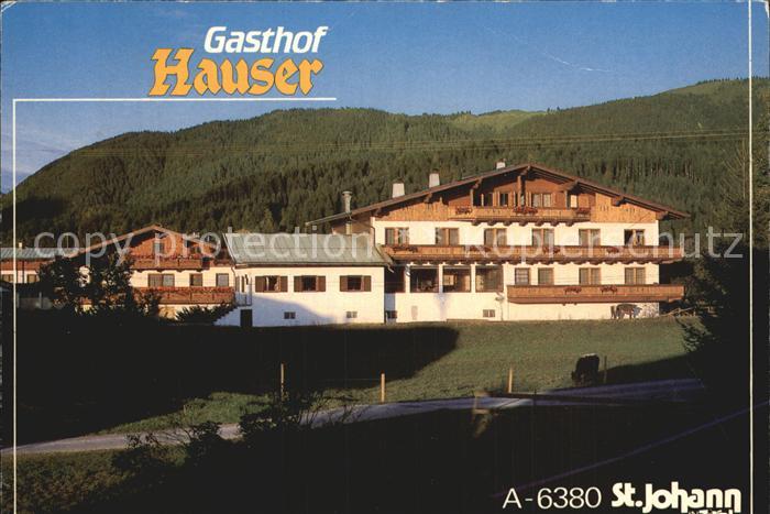 St Johann Tirol Gasthof Hauser
