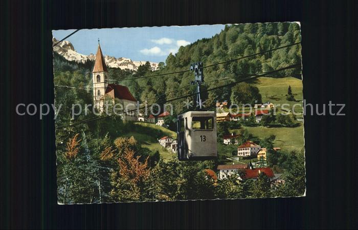 Duerrnberg Hallein Salzbergbahn Kirche