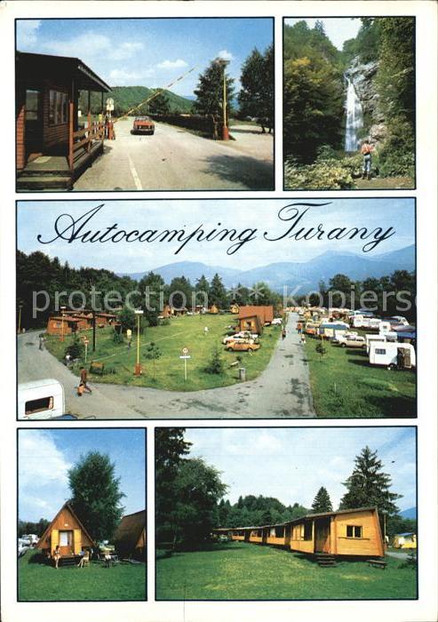 Turany Autocamping Turany Eingang Wasserfall Bungalows