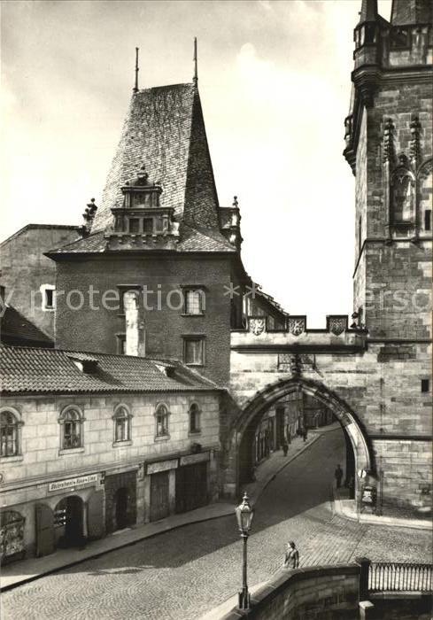 Prag Prahy Prague Turm der Judith Bruecke