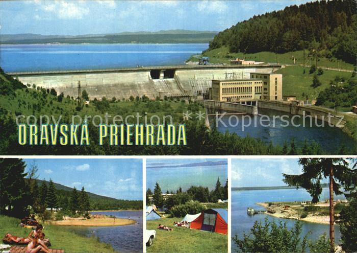 Oravska Priehrada Stausee Staumauer Camping Strand