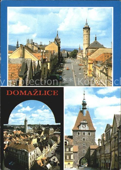 Domazlice Stred mesta se zbytk< opeveni byl pro sve mimoradne architektonicke a