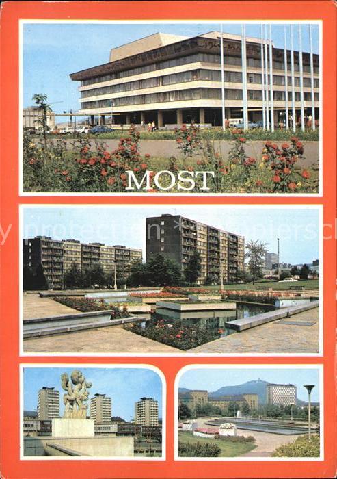 Most Bruex Czechia okresni mesto v prumyslove oblasti pod Krusnymi horami Stredi