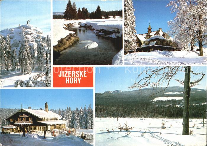 Jizerske hory Vrchol Jizery Raseliniste Jizery Lovecky zamecek na Nove Louce Cha