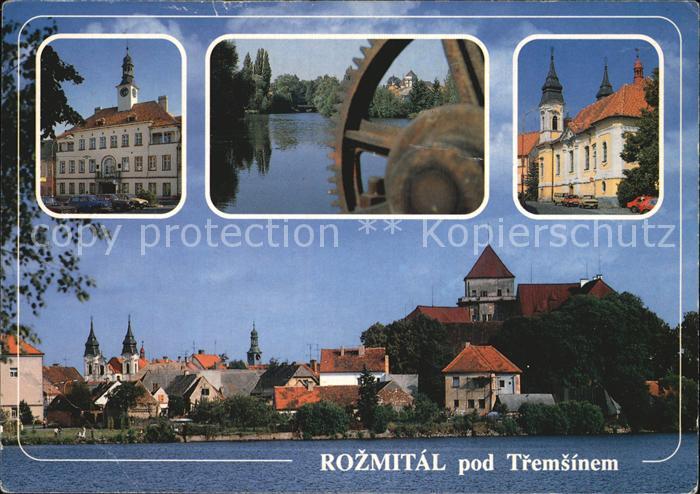 Rozmital Rozmitalu Celkovy pohled Radnice Rybnika Jezu Kostel sv Jana Nepomuckeh