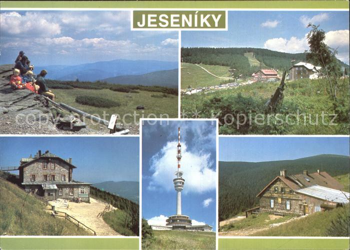 Jeseniky Panorama Berggasthaus Sendeturm