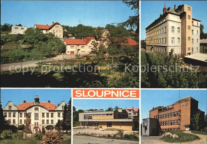 Sloupnice Stredni cas obce Domov duchodcu ZDS Nakupni stredisko Sokolovna