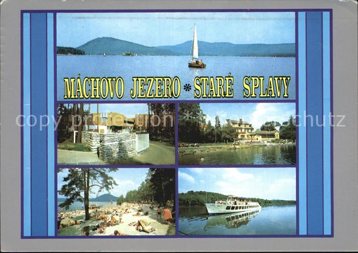 Machovo Jezero Macho See Rudy Rijen Stare Splavy Na pobrezi Plaz u Machovo