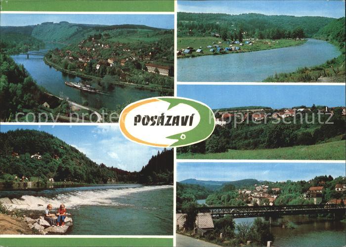 Posazavi Davle misto soutoku Vltavy se Sazavou Kamanny Privoz Zampach Hradistko