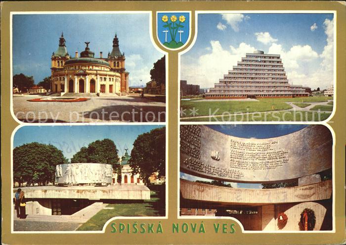 Spisska Nova Ves Reduta Robtonicky hotel Pamatnik SNP