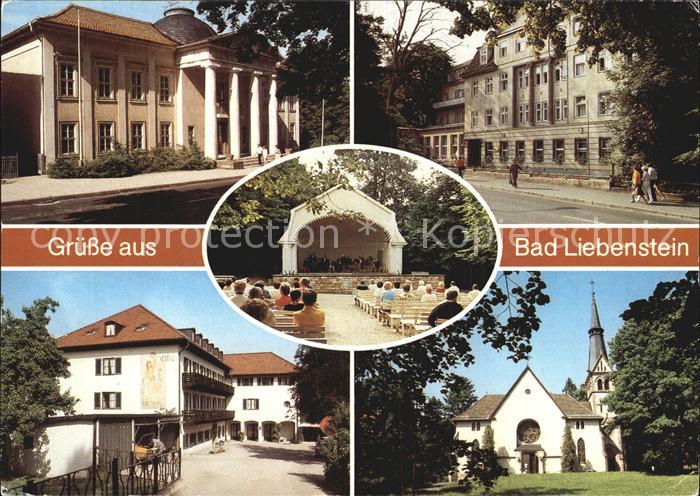Bad Liebenstein Klubhaus Sanatorium Hugo Gefroi Musikpavillon Haus Else Ev Kirch