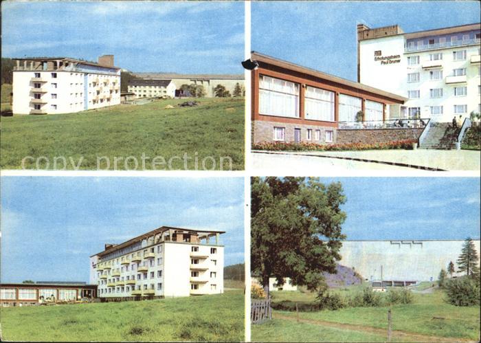 Rauschenbachtalsperre FDGB Erholungsheim Paul Gruner