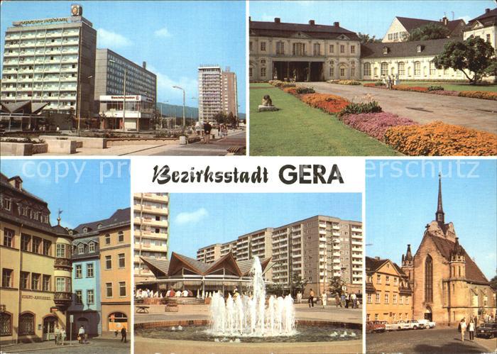 Gera Dr Rud Breitscheidstr Kunstgalerie Stadtapotheke Cafe Rendezvous Untermhaeu